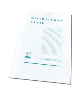 Milimetrový papier A4, bal. 50 ks 