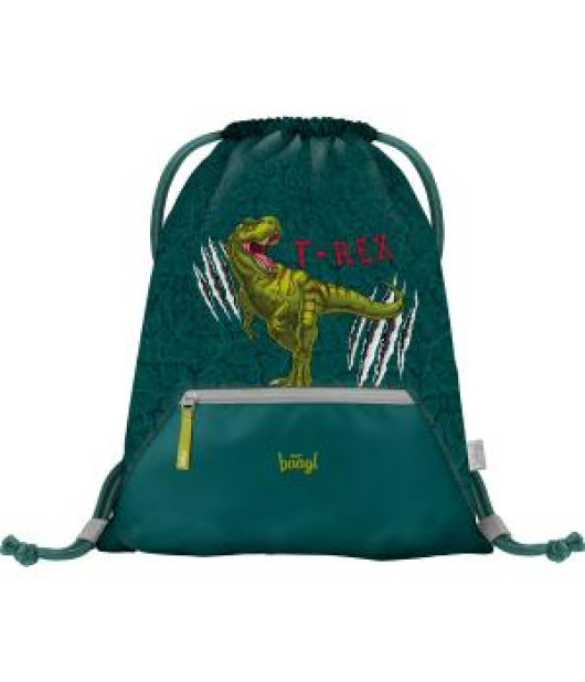 Vrecko na obuv BAAGL s priehradkou na zips T-REX 