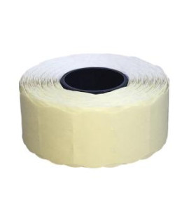 Etikety CONTACT 26x12 biele oblé 