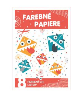 Farebný papier A4 8 listov 
