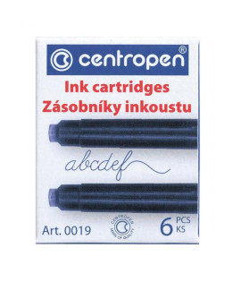 Atramentové bombičky Centropen 0019, 6 ks