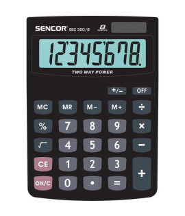 Kalkulačka Sencor SEC 320/ 8 DUAL