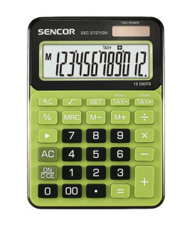 Kalkulačka Sencor SEC 372T/BU zelená