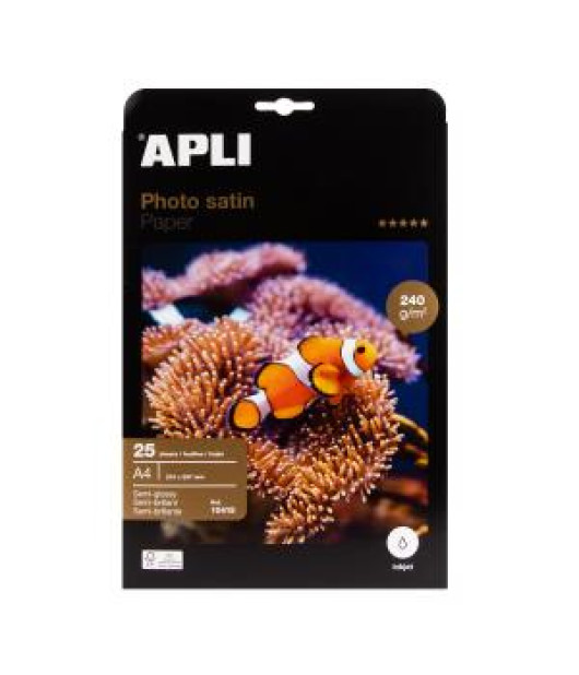 Fotopapier APLI A4 Satin, 240g, 25 hárkov Fotopapier APLI A4 Satin, 240g, 25 hárkov