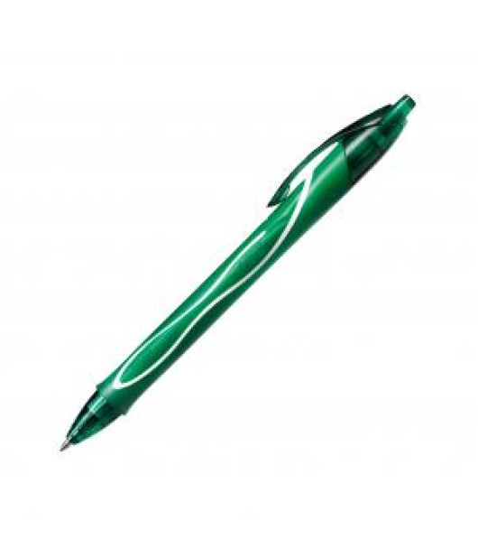 Gélové pero Bic Gelocity Quick Dry zelené