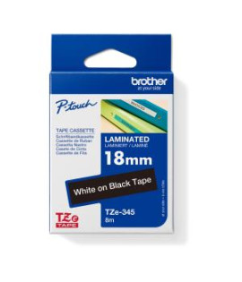 Samolepiaca páska Brother TZe-345 18 mm čierna/biela