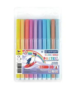 Sada popisovačov Centropen Pastel 7550/10S