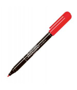 Permanentný popisovač Centropen 2846 červený