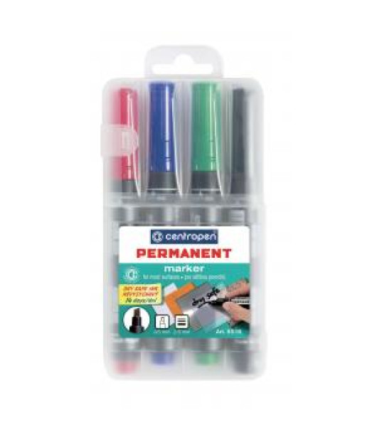 Sada permanentných popisovačov Centropen 8516/4S Sada permanentných popisovačov Centropen 8516/4S