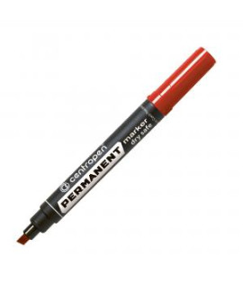 Permanentný popisovač Centropen 8516 nevysychajúci červený