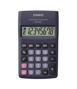 Kalkulačka Casio HL-815L vrecková čierna