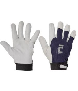 Rukavice pracovné, kombinované Pelican Blue, veľ. 9/L