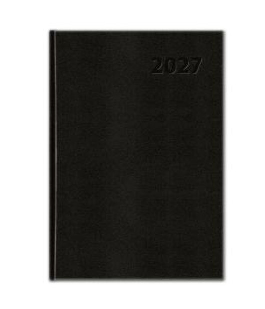 Diár týždenný B5 16,5 x 24,5 cm Manager 2027 - čierny