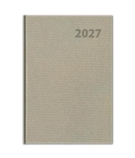 Diár týždenný B5 16,5 x 24,5 cm Manager 2027 - platinový