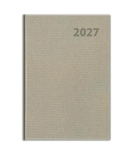 Diár týždenný B5 16,5 x 24,5 cm Manager 2027 - platinový