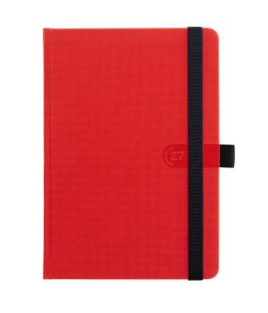 Diár Trendy denný A5 14,8 x 21 cm červený 2027