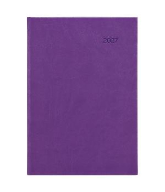 Diár Viva denný A5 14,8 x 21 cm fialový 2027 Diár Viva denný A5 14,8 x 21 cm fialový 2027