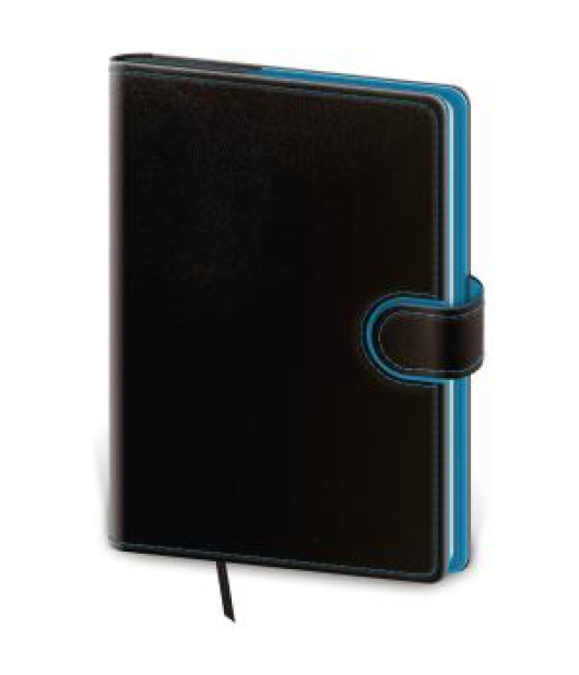 Diár Flip denný A5 14,3x20,5cm - čierno/modrý 2027