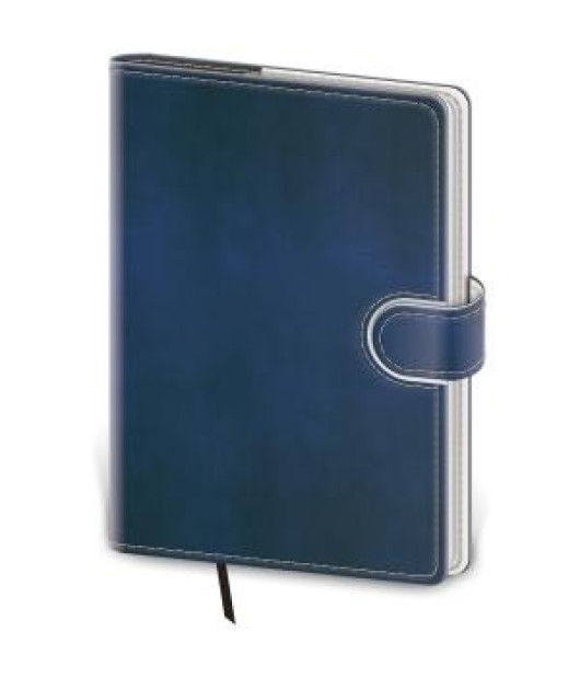 Diár Flip denný A5 14,3x20,5cm - modro/biely 2027