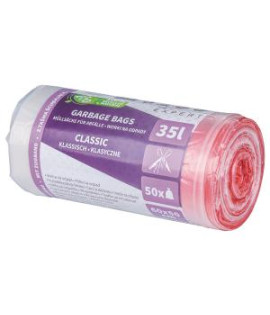 Vrecia zaťahovacie DONAU EXPERT, CLASSIC LDPE, 35 ℓ, 50 ks, transparentné