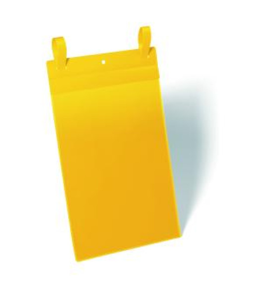 Vrecko na štítok s páskami 210 x 297 mm na výšku 50 ks žlté