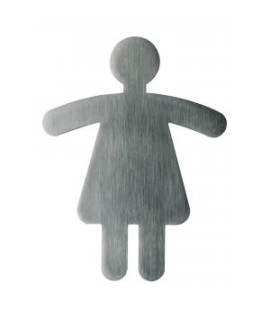 Piktogram WC dámy tvarované