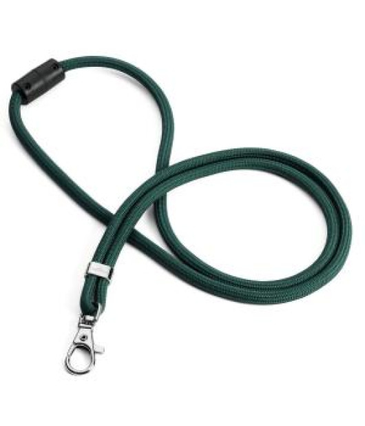 Závesný remienok DURABLE rPET so skobou, okrúhly, zelený 10 ks