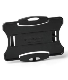 Visačka na plastovú kartu otvorená DURABLE ECO čierna 87x54mm 10ks