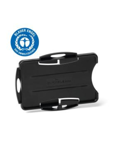 Visačka na 2 plastové karty otvorená DURABLE ECO čierna 87x54mm 10ks Visačka na 2 plastové karty otvorená DURABLE ECO čierna 87x54mm 10ks