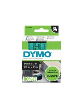 Samolepiaca páska Dymo D1 9 mm zelená/čierna