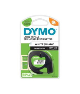 Páska Dymo pre Letratag papierová biela 12mm x 4m
