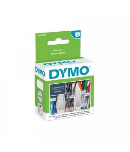 Samolepiace etikety Dymo LW 25x13mm viacúčelové biele Samolepiace etikety Dymo LW 25x13mm viacúčelové biele