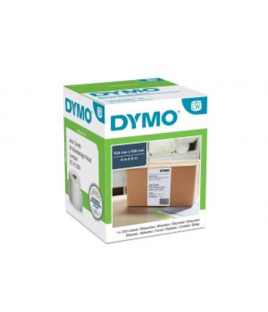 Samolepiace etikety Dymo LW 4XL 159x104 mm extra veľké biele Samolepiace etikety Dymo LW 4XL 159x104 mm extra veľké biele