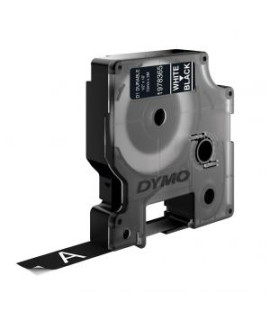 Permanentná vinylová páska Dymo D1 12 mm čierna/biela