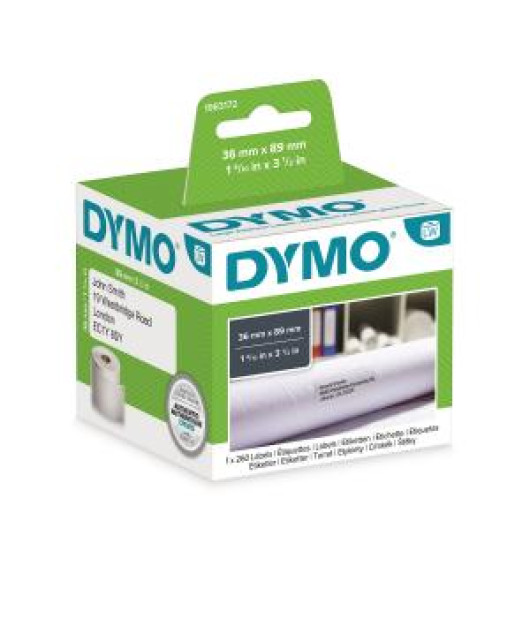 Samolepiace etikety Dymo LW 89x36mm adresné veľké biele 260ks Samolepiace etikety Dymo LW 89x36mm adresné veľké biele 260ks