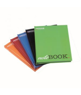 Záznamová kniha OFFICE PRODUCTS A4, 96 listov, linajková, mix farieb