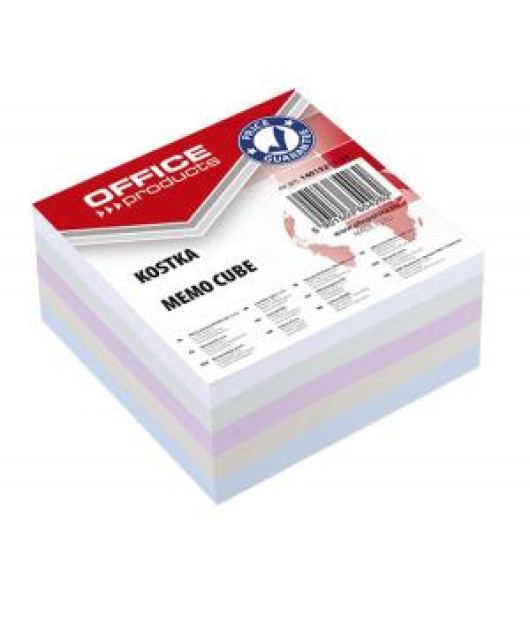 Poznámkový bloček kocka Office products nelepená mix farieb, 85x85x40 mm Poznámkový bloček kocka Office products nelepená mix farieb, 85x85x40 mm
