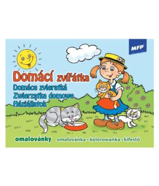 Maľovanka A5 Domáce zvieratká