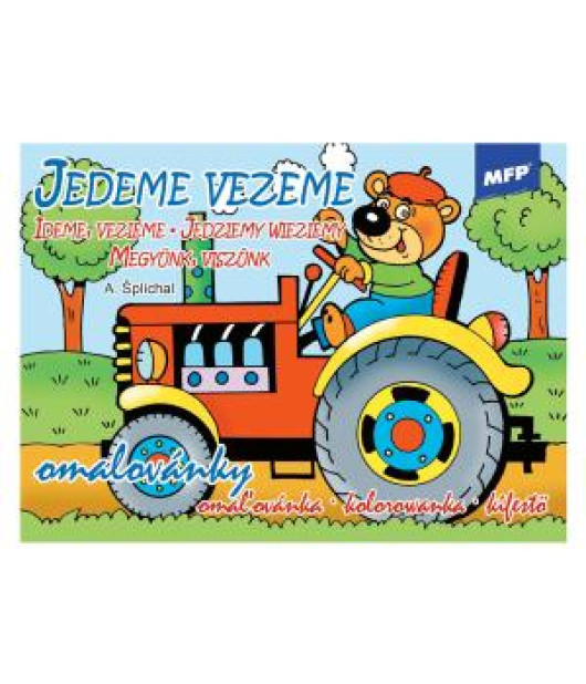 Maľovanka A5 Ideme, vezieme