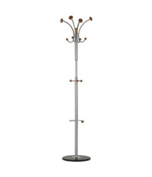 Podlahový vešiak Britt 42 x 189 x 42 cm, čerešňa Podlahový vešiak Britt 42 x 189 x 42 cm, čerešňa