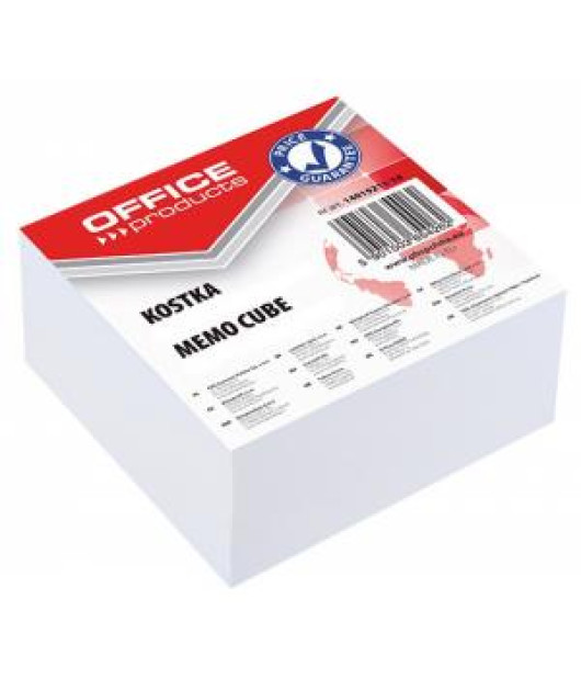 Bloček kocka OFFICE PRODUCT poznámkový lepený biely, 85 x 85 x 40 mm Bloček kocka OFFICE PRODUCT poznámkový lepený biely, 85 x 85 x 40 mm