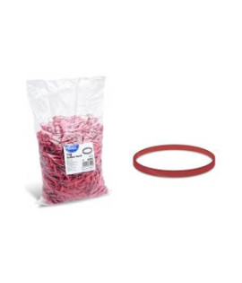 Gumičky červené silné 5mm priemer 10cm 1kg