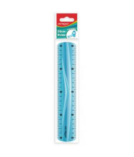 Pravítko KEYROAD 20 cm, ohybné, mix farieb Pravítko KEYROAD 20 cm, ohybné, mix farieb