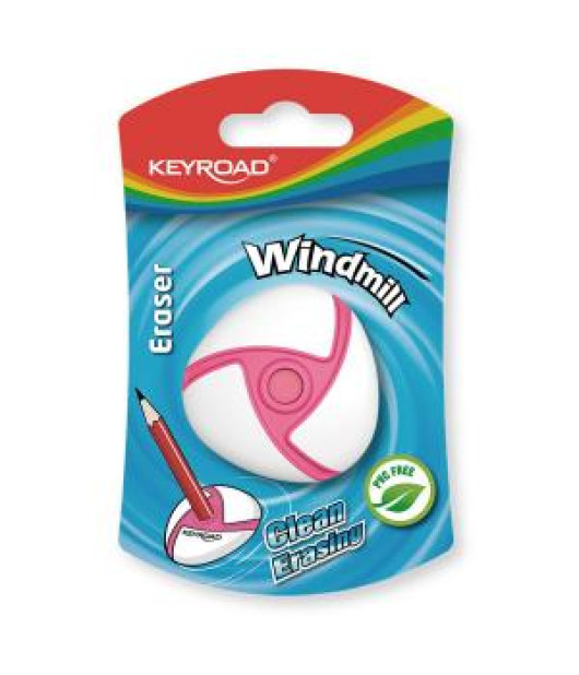 Guma univerzálna KEYROAD Veterný mlyn , blister, mix farieb