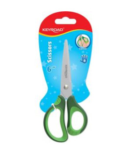 Školské nožnice KEYROAD, 15,5 cm, blister, mix farieb