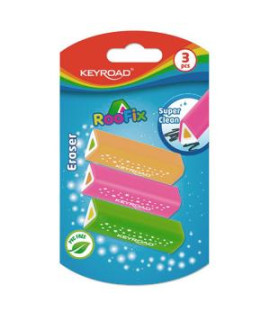 Guma univerzálna KEYROAD Roofix, blister 3 ks, mix farieb