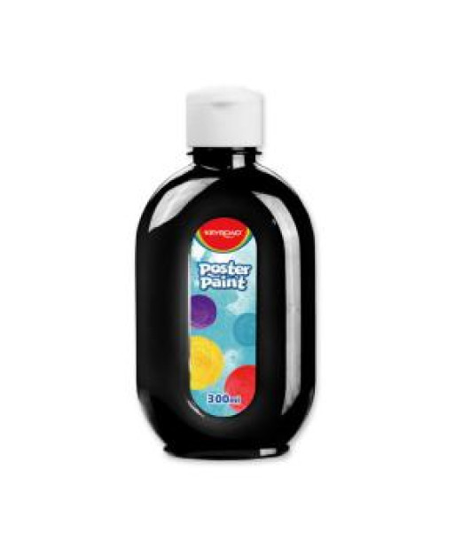 Temperová farba KEYROAD 300 ml čierna Temperová farba KEYROAD 300 ml čierna