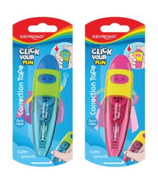 Korekčný roller KEYROAD, blister, 5 mm x 6 m