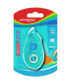 Lepiaci roller KEYROAD Super lepiaca sila, obojstranný, blister