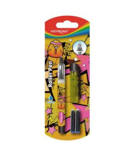 Guľôčkové pero KEYROAD 0,7 mm, blister, 2 náplne, mix farieb